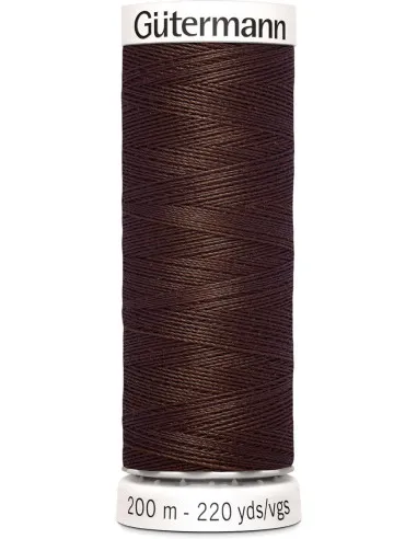 Gütermann – Fil à Coudre Pour Tout Coudre Coloris Marron Brunette (200 m)