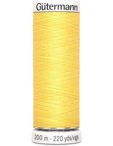 Gütermann – Fil à Coudre Pour Tout Coudre Coloris Jaune Citron (200 m)