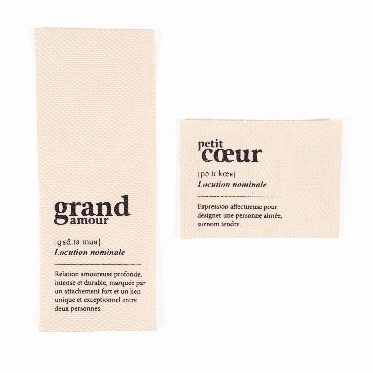 [DuoGrandCoeur] Ikatée - Duo des Étiquettes Imprimés "Grand Coeur"