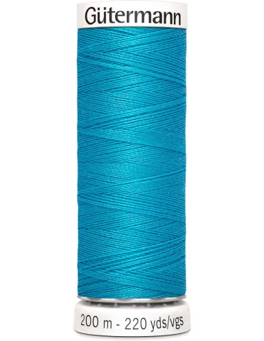 Gütermann – Fil à Coudre Pour Tout Coudre Coloris Bleu Cyan (200 m)