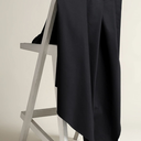 Atelier Brunette – Tissu Coton Chino  "Deep Charcoal" - 10 cm