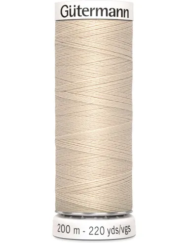 Gütermann – Fil à Coudre Pour Tout Coudre Coloris Beige Clair (200 m)