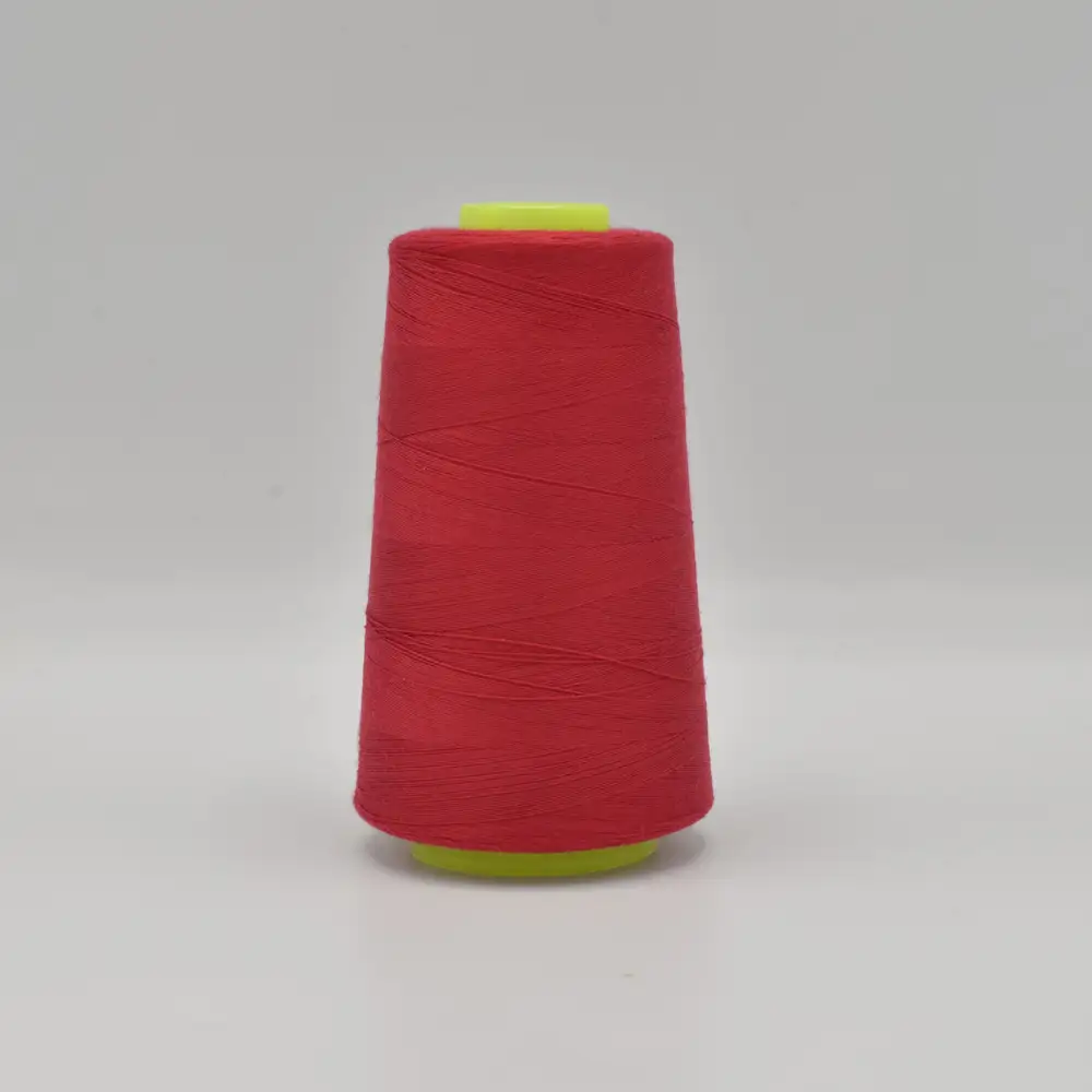 [XOL0011-160-100] Sélection Coup de coudre – Cône Fil Surjeteuse Uni Coloris Rouge Foncé (2 743 m)