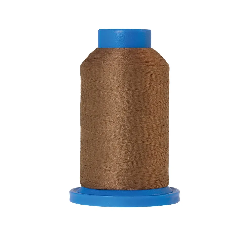 Mettler – Cône Fil Seraflock Uni Coloris Beige Foncé (1 000 m)