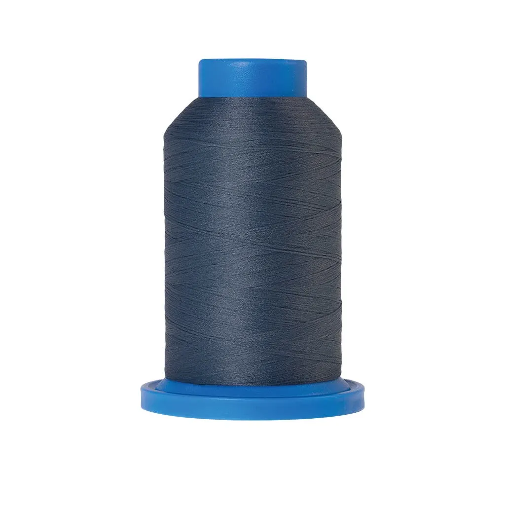 Mettler – Cône Fil Seraflock Uni Coloris Bleu Gris (1 000 m)