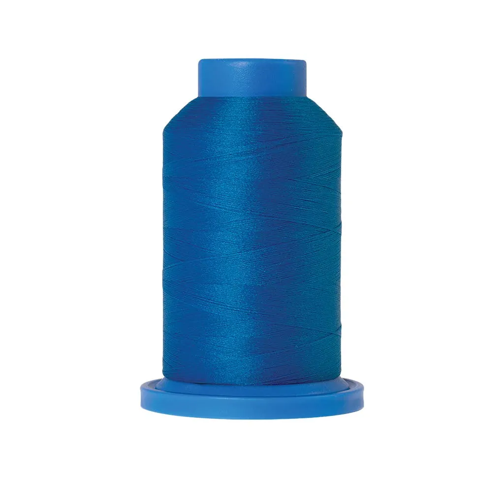 [SERAFLOCK 4237 COL. 0337] Mettler – Cône Fil Seraflock Uni Coloris Bleu Moyen (1 000 m)