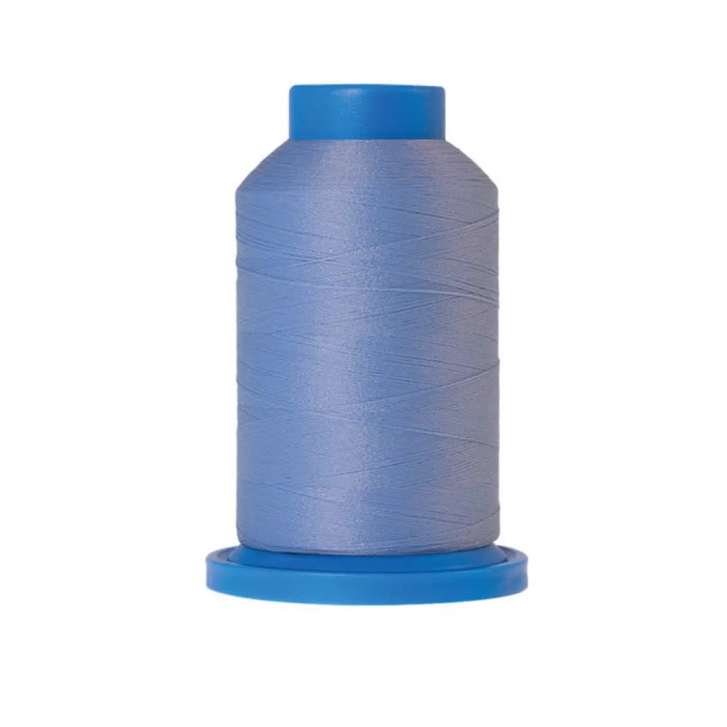 Mettler – Cône Fil Seraflock Uni Coloris Bleu Clair (1 000 m)