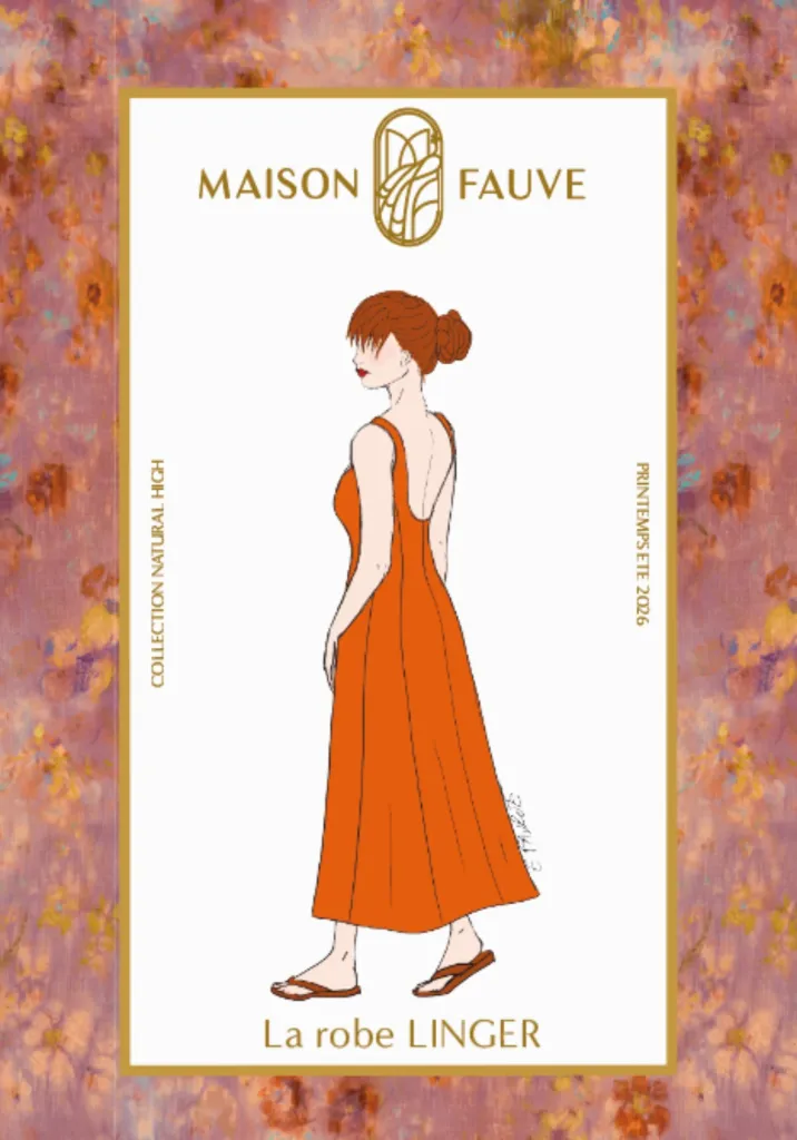 [Linger] Maison Fauve "Linger" - Patron Couture Femme Robe du 34 au 52