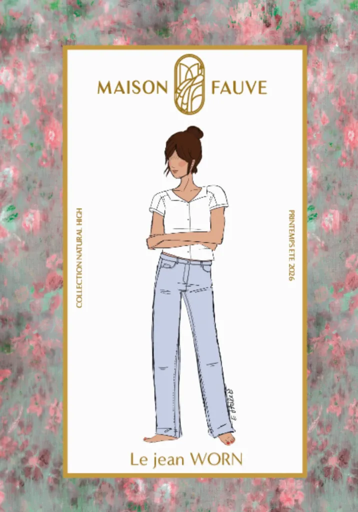[Worn] Maison Fauve "Worn" - Patron Couture Femme Jean du 34 au 52