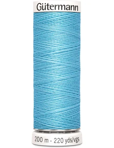 [748277.196] Gütermann – Fil à Coudre Pour Tout Coudre Coloris Bleu Céleste (200 m)