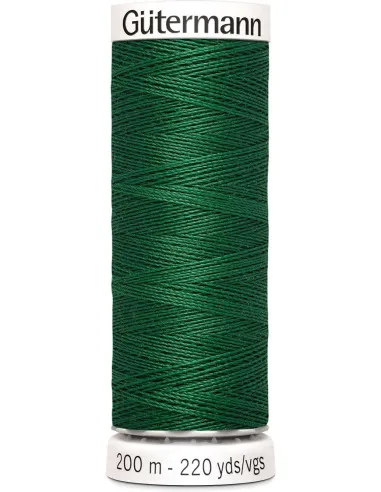 [748277.237] Gütermann – Fil à Coudre Pour Tout Coudre Coloris Vert Feuille de Trèfle (200 m)