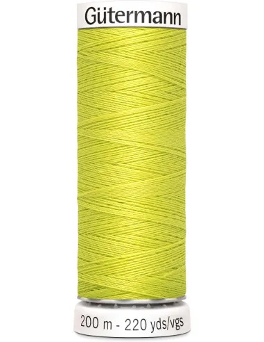 Gütermann – Fil à Coudre Pour Tout Coudre Coloris Vert Chartreuse (200 m)