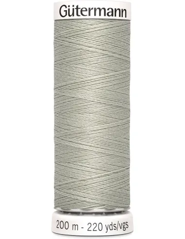 Gütermann – Fil à Coudre Pour Tout Coudre Coloris Gris Galet Poli (200 m)