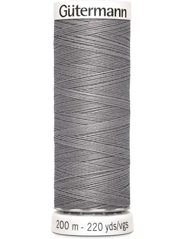 [748277.493] Gütermann – Fil à Coudre Pour Tout Coudre Coloris Gris Argent Foncé (200 m)
