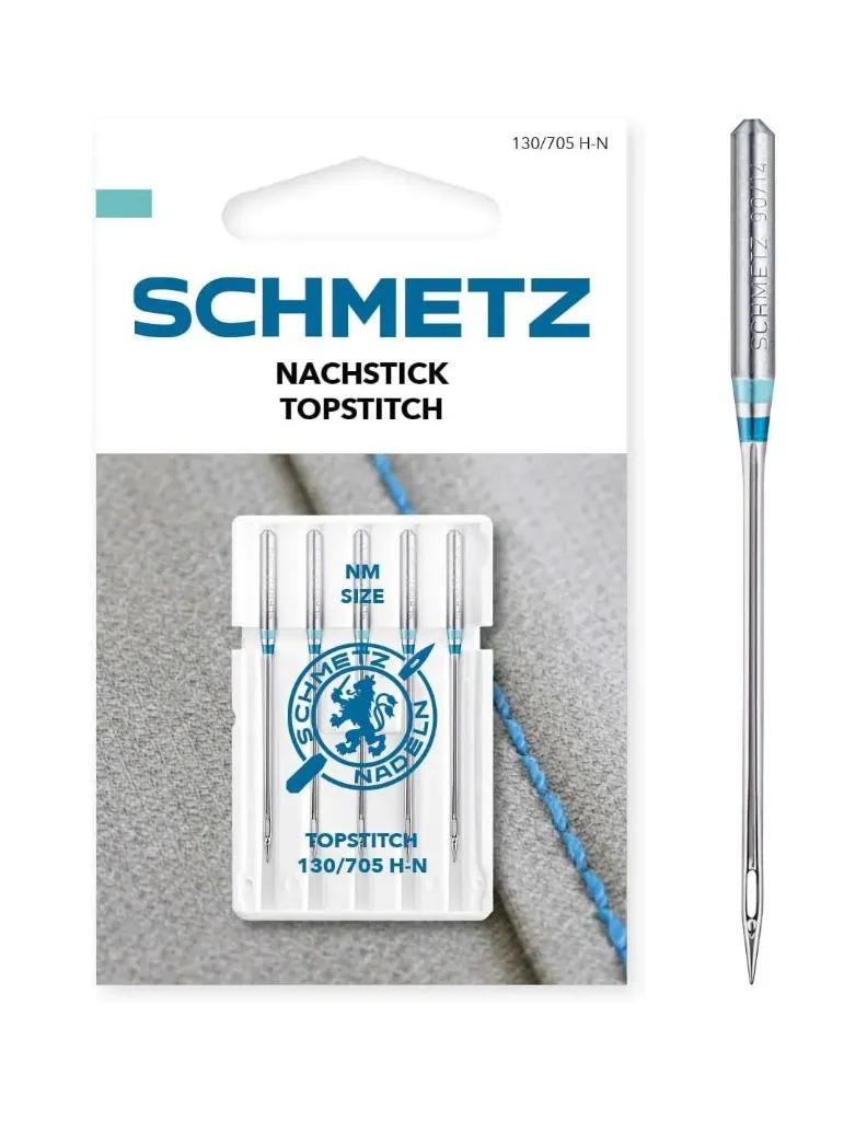 Schmetz - Set 5 Aiguilles Topstitch Pour Surpiquer Assorties