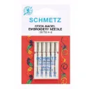 Schmetz - Set 5 Aiguilles Broderie Assorties