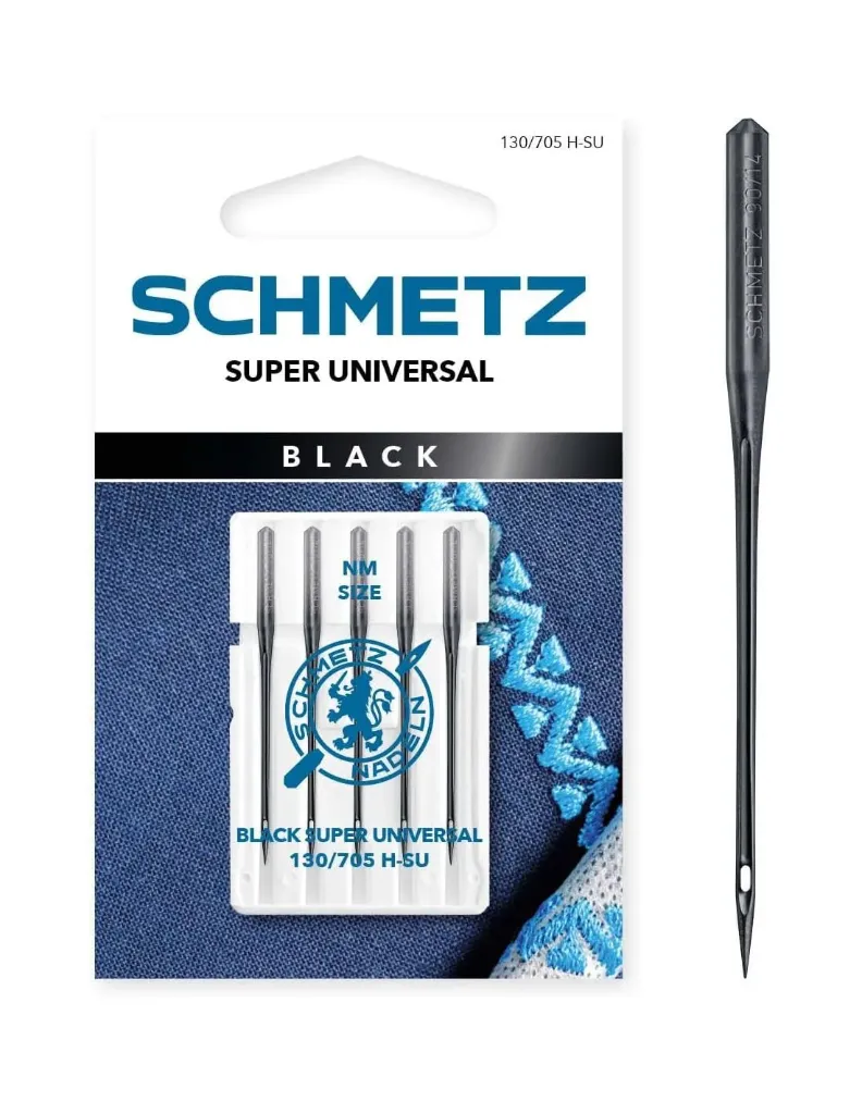 Schmetz - Aiguilles Black Super Universal Anti-adhésif (n° 90)
