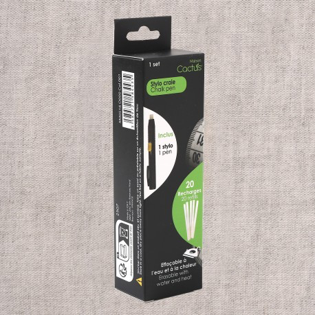 [M516] Cactus - Stylo Craie Tailleur en Cire Effaçable à la Chaleur