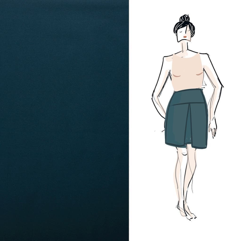 Christine Charles – Kit Couture Jupe Ambrosia Couleur Bleu Canard