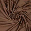 Fibre Mood – Tissu Satin de Lyocell «Trina» Uni Caramel - 10 cm