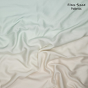 Fibre Mood – Tissu Satin de Lyocell «Ronia» Teinté en Bleu Clair Degradé  - 10 cm