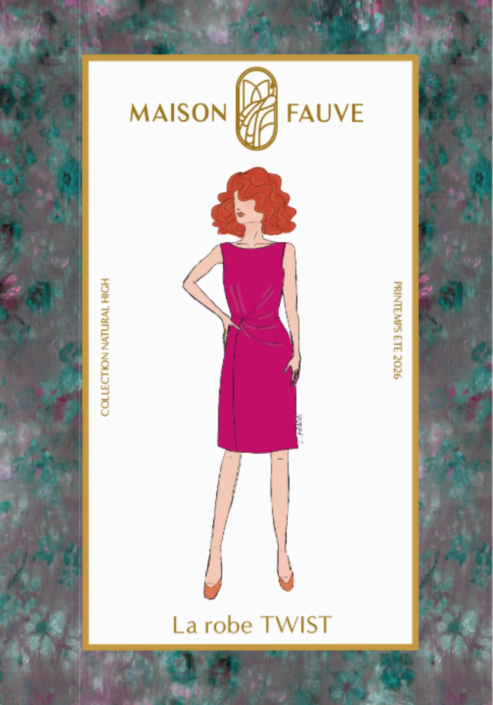 Maison Fauve – Patron Couture Femme Robe « Twist » du 34 au 52