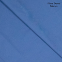 Fibre Mood - Tissu Popeline de Coton Touché Doux "Isola" Uni Couleur Bleu Orage - 10 cm