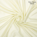 Fibre Mood - Tissu Jacquard de Tencel "Yara" Couleur Blanc Cassé à Motif Texturé - 10 cm