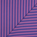 Poppy – Tissu Fil à Fil Rayures Violet/ Rose - 10 cm