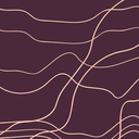 Fibre Mood - Tissu Popeline de Coton Imprimé Lignes "Sanna" - coupon 1,6 m