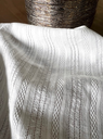 My Dress Made – Tissu Broderie "Iris"Uni Blanc - 10 cm