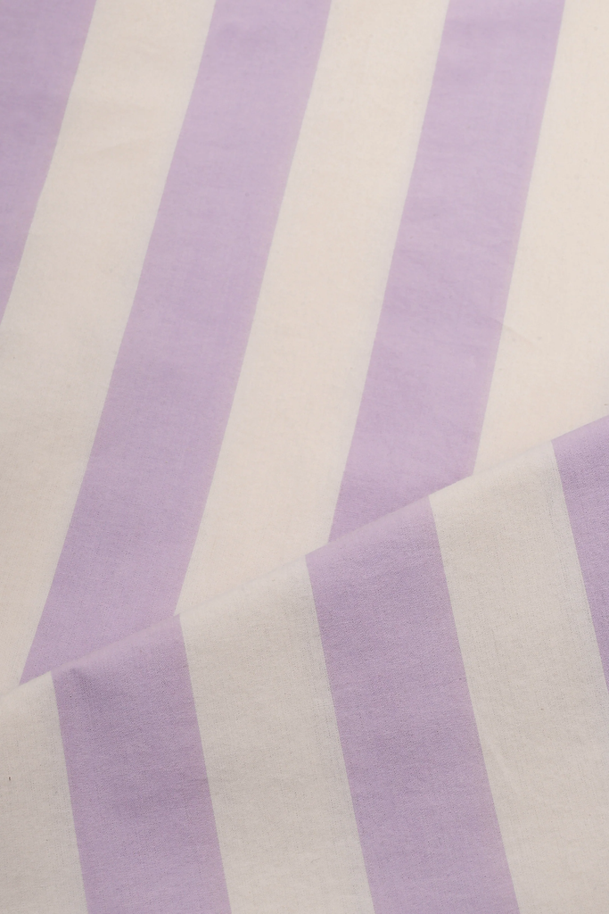 [ABCS05] Atelier Brunette - Tissu en Coton à Rayures "Jelly Purple"- 10 cm