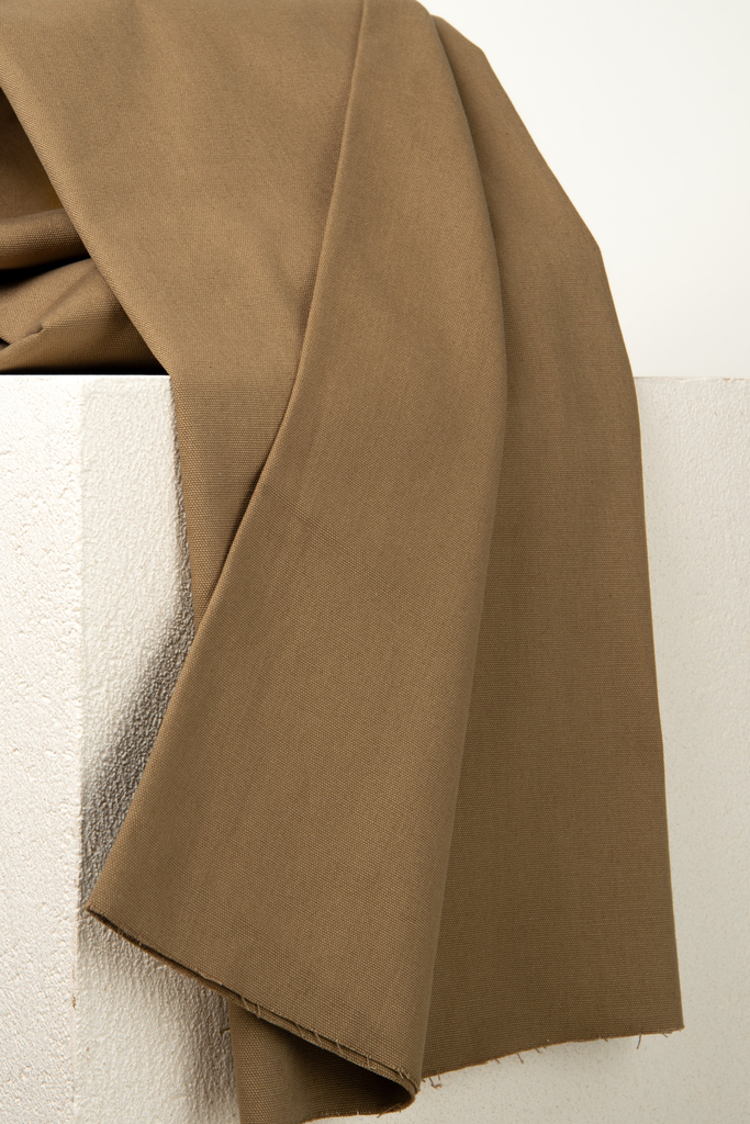 [ABCAN03-10] Atelier Brunette – Tissu Canvas de Coton « Iced Mocha » - 10 cm