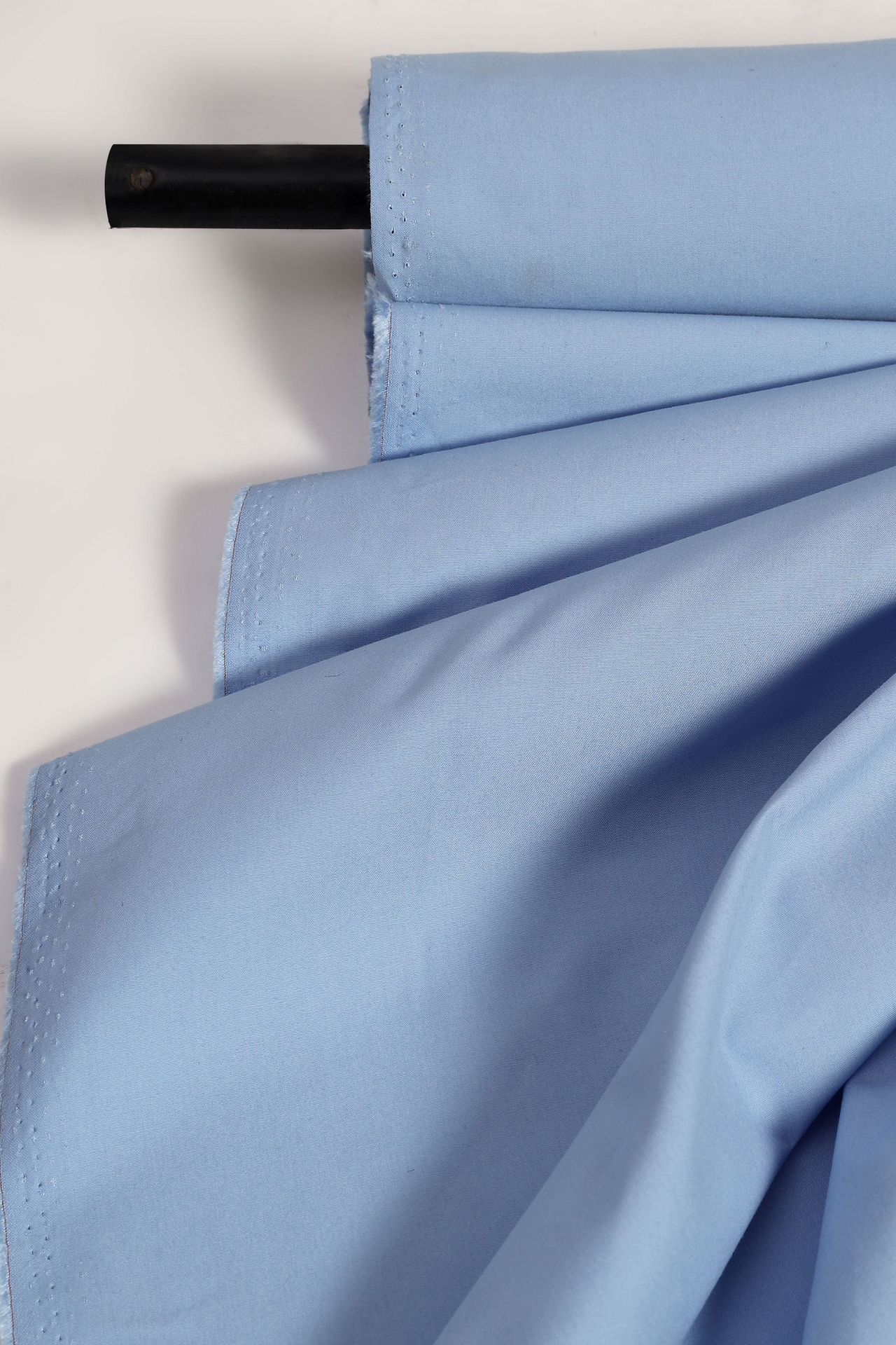 Atelier Brunette - Tissu Coton Bambou Uni "Blue Sky"- 10 cm