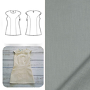 Christine Charles – Kit Couture Robe Yselda Couleur Sauge