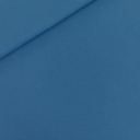 See You at Six – Tissu French Terry Coton Uni Couleur Bleu Côte Pacifique - 10 cm