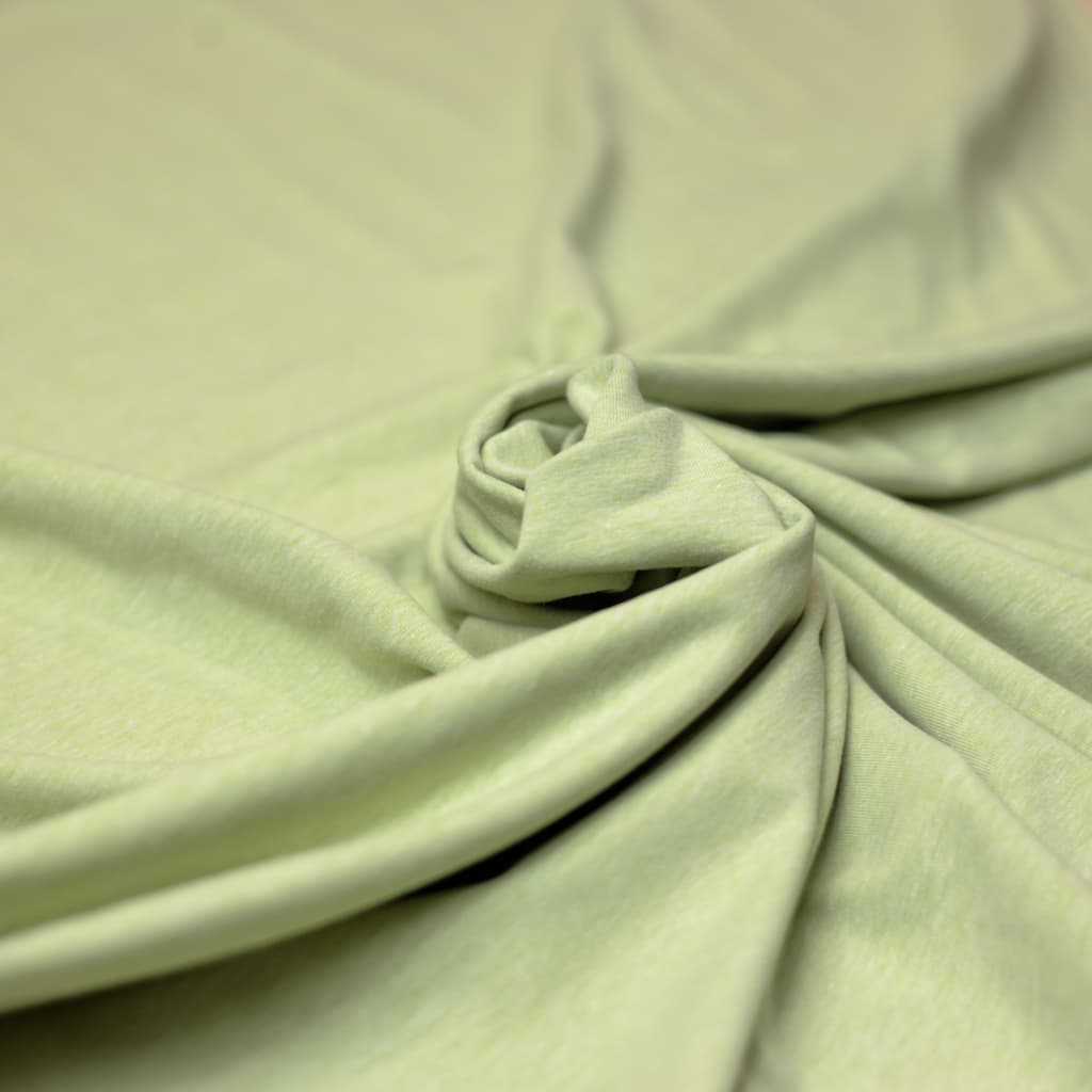 [03252 vert] Sélection Coup de Coudre – Tissu Jersey Coton Uni Citron Vert - 10 cm