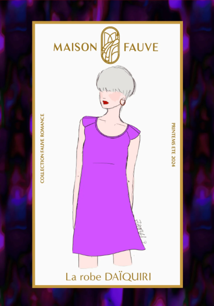 [Daiquiri] Maison Fauve – Patron Couture Femme Robe « Daïquiri » du 34 au 52