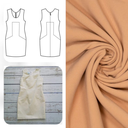 Christine Charles – Kit Couture Robe Catalina Couleur Camel