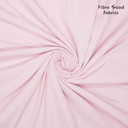 Fibre Mood – Tissu Toile Fine Déperlante "Lee" Uni Couleur Rose Poudré - 10 cm