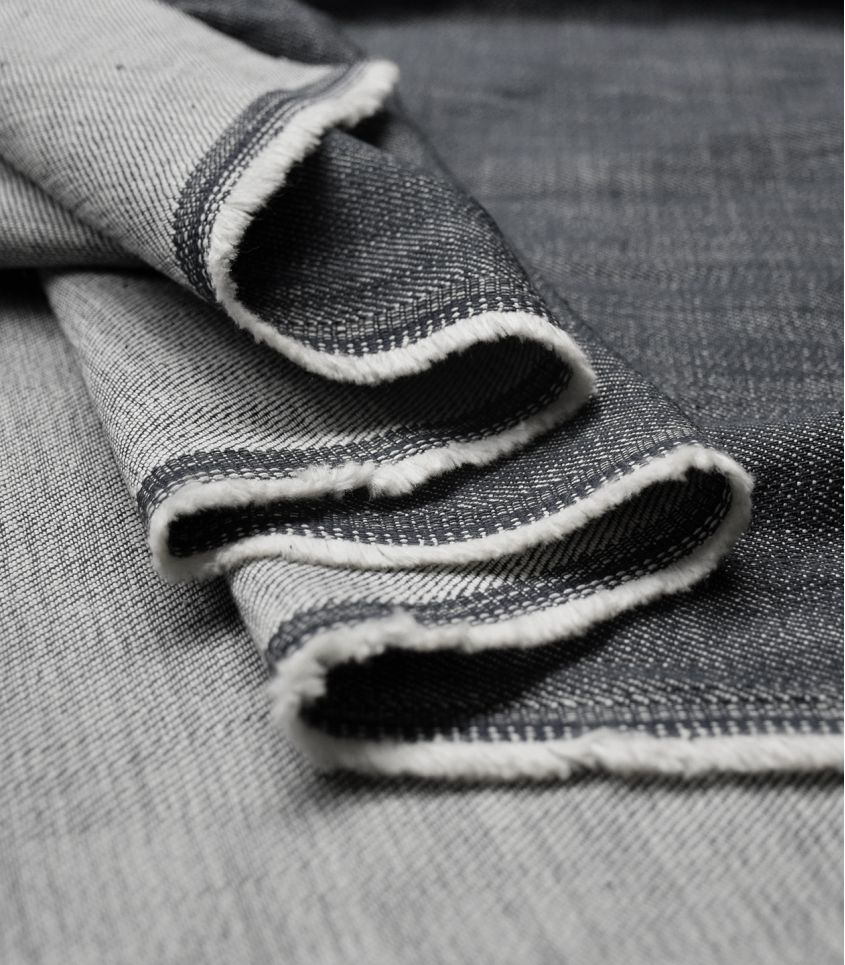 Singulière par Cousette – Tissu Jean Souple « Classique black » - 10 cm