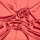 Fibre Mood – Tissu Satin «Josse» Uni Couleur Rouge  - 10 cm