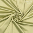 Fibre Mood – Tissu Satin «Samira» Uni Couleur Citron Vert  - 10 cm