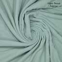 Fibre Mood – Tissu Crêpe de Coton « Mireya » Uni Couleur Celadon - 10 cm