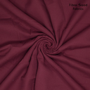 Fibre Mood – Tissu Eponge de Coton Nid d’Abeille « Elif » Uni Couleur Bordeaux - 10 cm