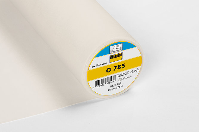 Vlieseline - Entoilage Tissé Bi-Extensible G785 blanc cassé- 10 cm