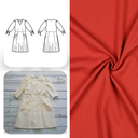 Christine Charles – Kit Couture Robe Eleanora Uni Couleur Terracotta