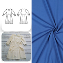 Christine Charles – Kit Couture Robe Eleanora Uni Couleur Bleu Roy