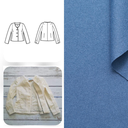Christine Charles – Kit Couture Veste Armélia Couleur Bleu Horizon et Cuivre