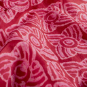 Sélection Coup de coudre – Tissu Batik de Coton « Fleur de Passion » Fuchsia - 10 cm